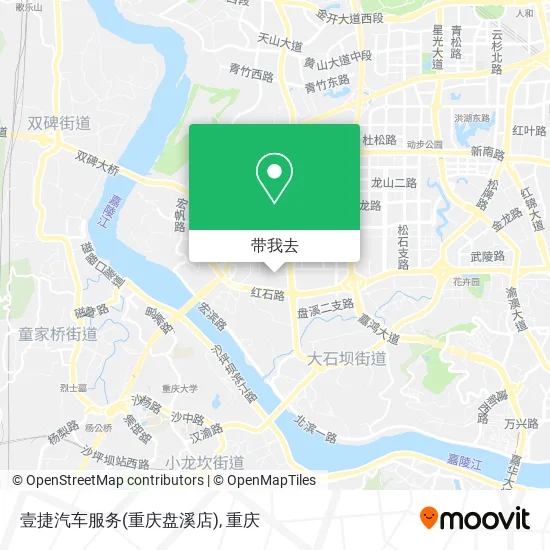 壹捷汽车服务(重庆盘溪店)地图