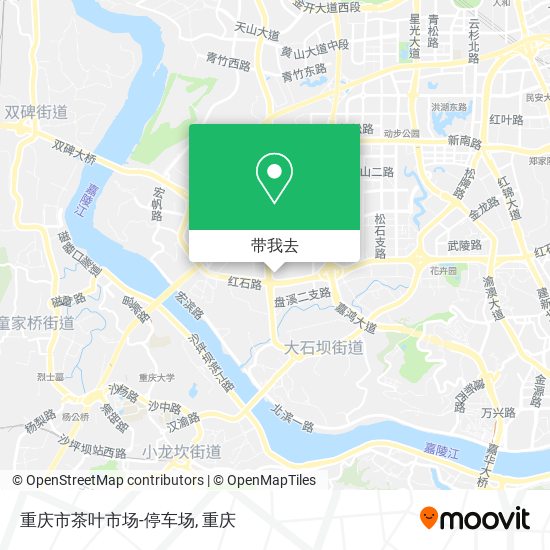 重庆市茶叶市场-停车场地图