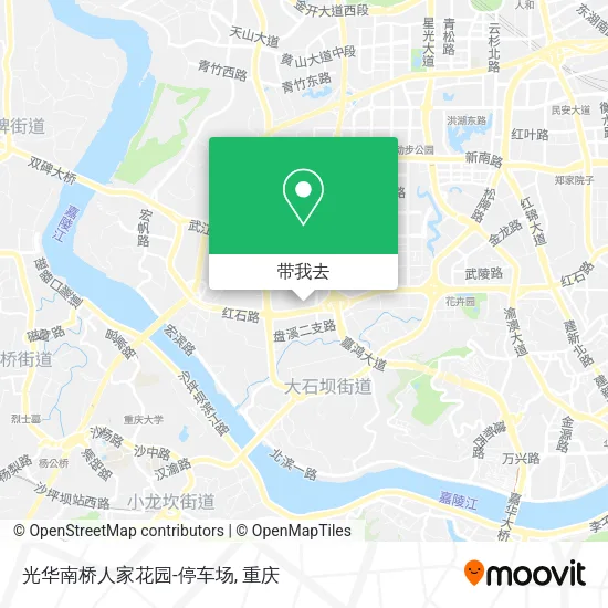 光华南桥人家花园-停车场地图