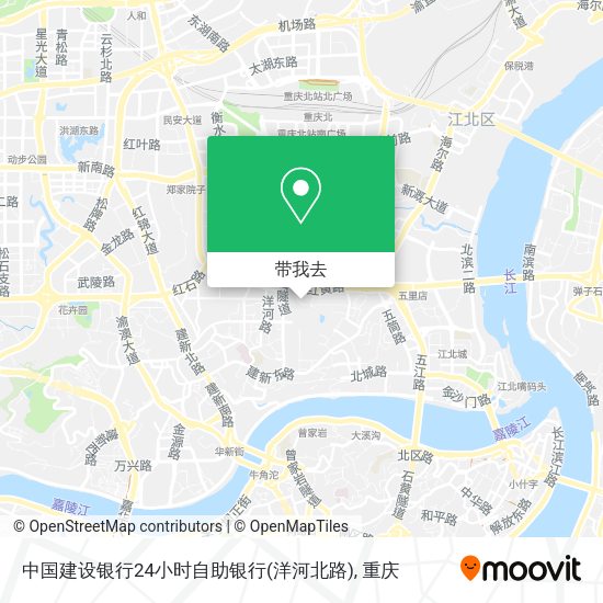 中国建设银行24小时自助银行(洋河北路)地图