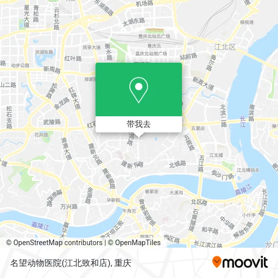 名望动物医院(江北致和店)地图