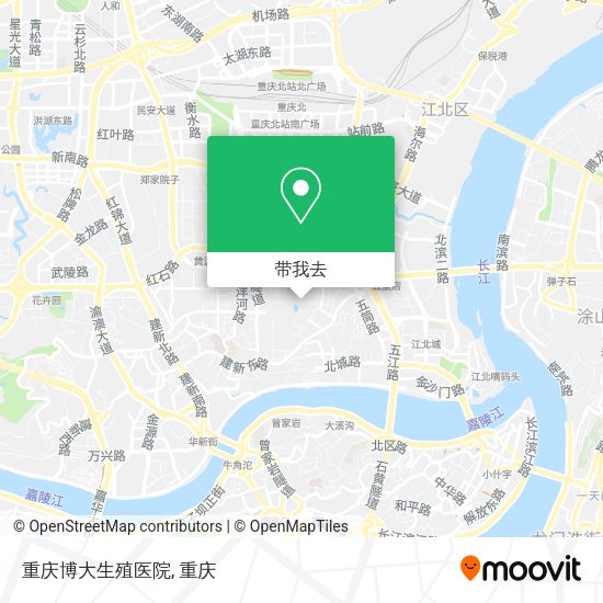 重庆博大生殖医院地图