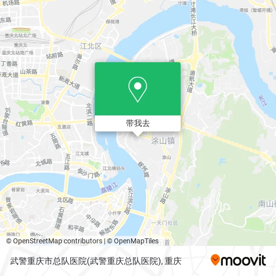 武警重庆市总队医院(武警重庆总队医院)地图