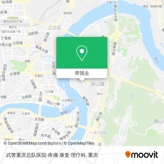 武警重庆总队医院-疼痛·康复·理疗科地图