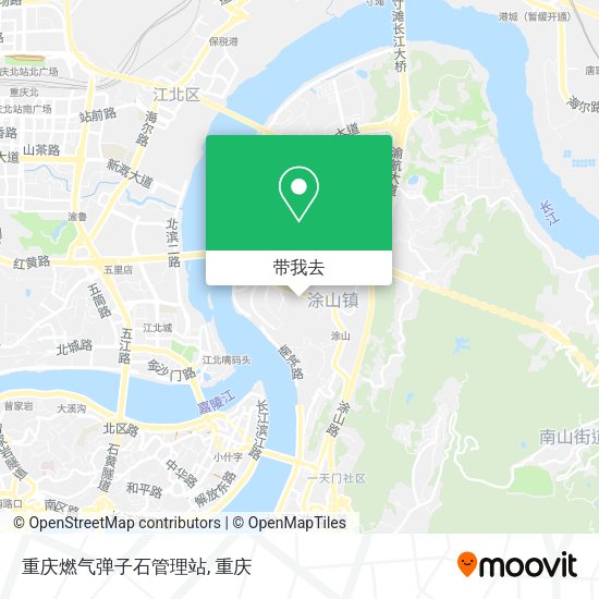 重庆燃气弹子石管理站地图