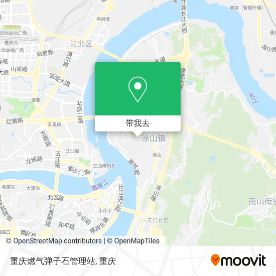 重庆燃气弹子石管理站地图