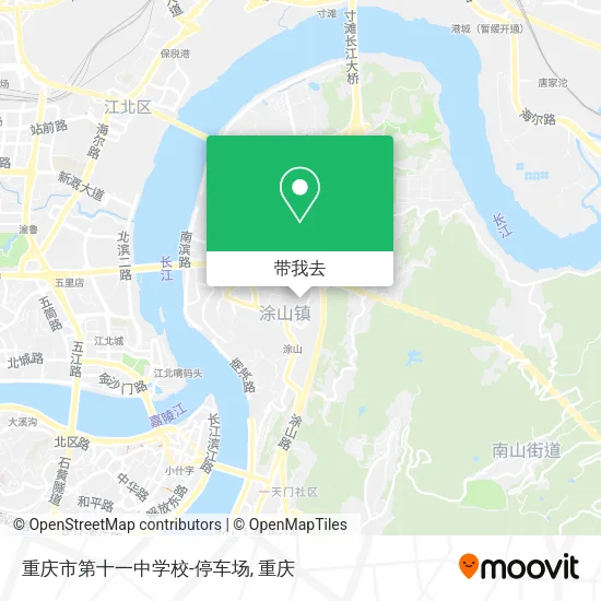 重庆市第十一中学校-停车场地图