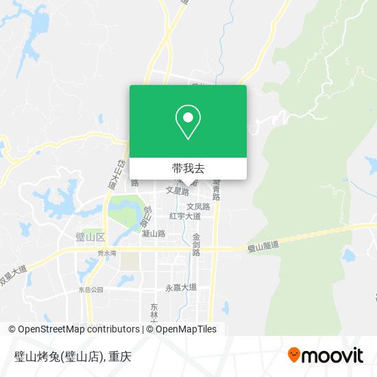 璧山烤兔(璧山店)地图