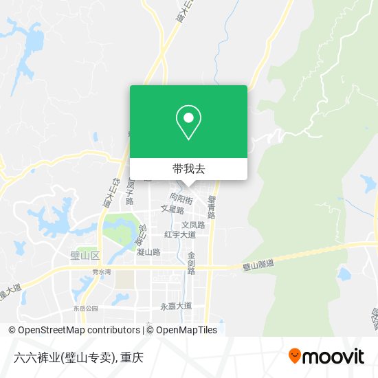 六六裤业(璧山专卖)地图