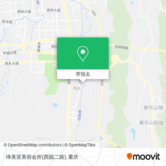绎美宣美容会所(西园二路)地图