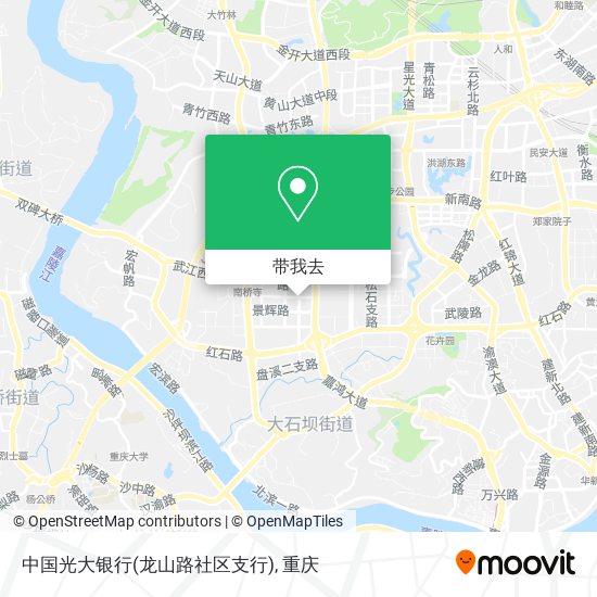 中国光大银行(龙山路社区支行)地图