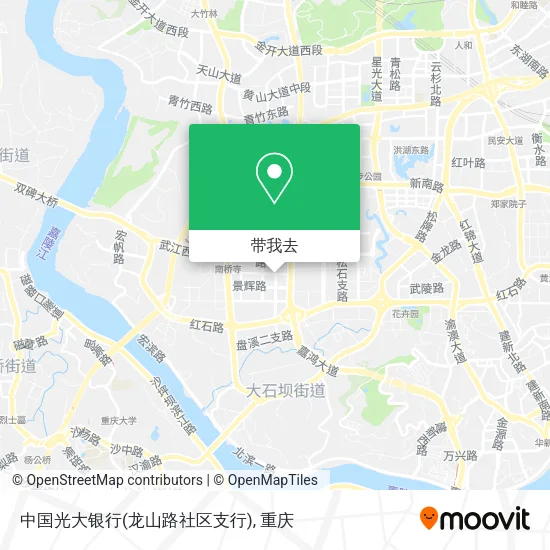 中国光大银行(龙山路社区支行)地图