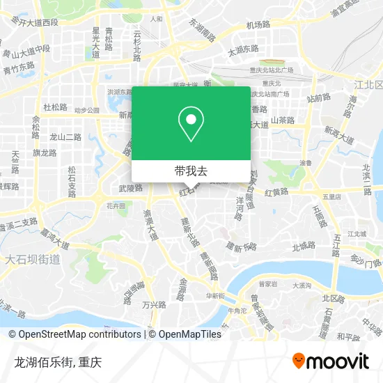 龙湖佰乐街地图