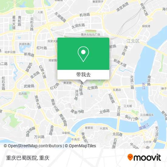 重庆巴蜀医院地图