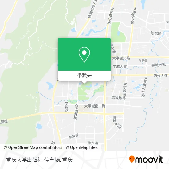 重庆大学出版社-停车场地图