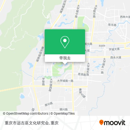 重庆市远古巫文化研究会地图