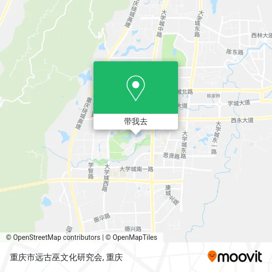 重庆市远古巫文化研究会地图