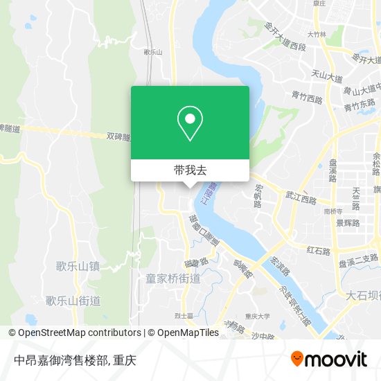 中昂嘉御湾售楼部地图