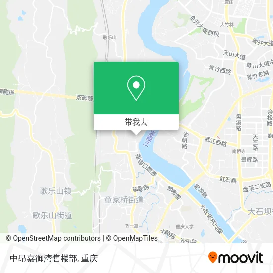 中昂嘉御湾售楼部地图