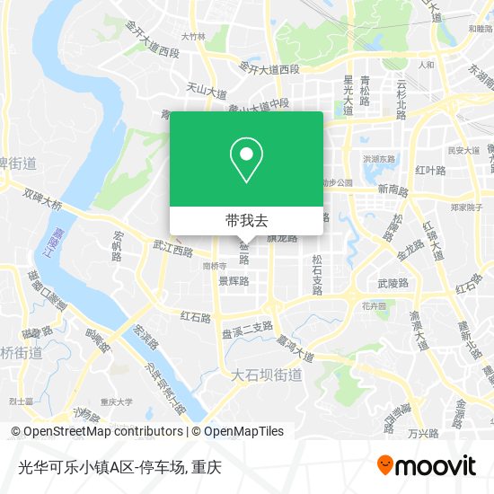 光华可乐小镇A区-停车场地图