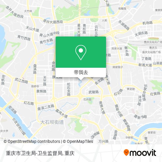 重庆市卫生局-卫生监督局地图