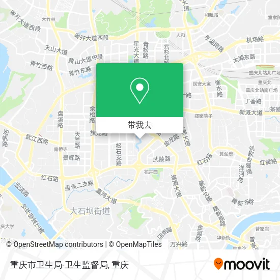 重庆市卫生局-卫生监督局地图