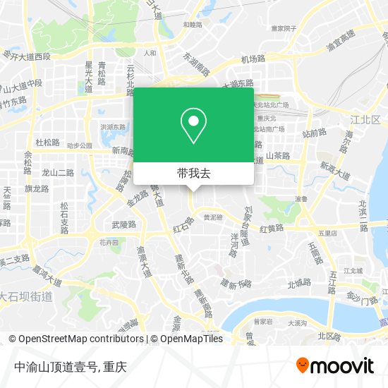 中渝山顶道壹号地图