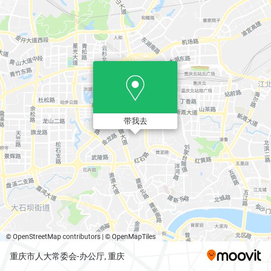 重庆市人大常委会-办公厅地图