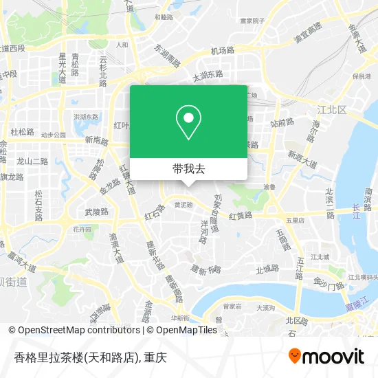 香格里拉茶楼(天和路店)地图