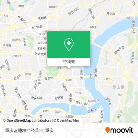 重庆蓝地粮油经营部地图