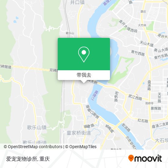 爱宠宠物诊所地图