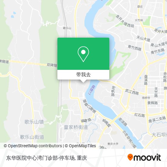 东华医院中心湾门诊部-停车场地图