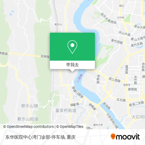 东华医院中心湾门诊部-停车场地图