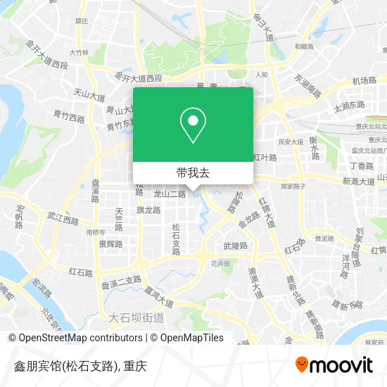 鑫朋宾馆(松石支路)地图