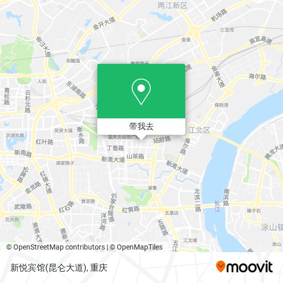 新悦宾馆(昆仑大道)地图