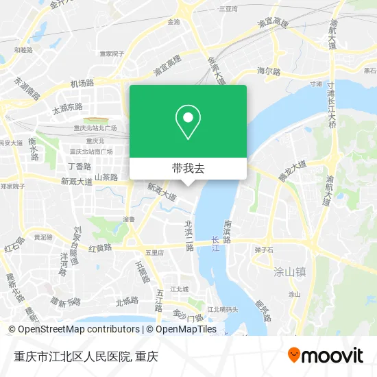 重庆市江北区人民医院地图