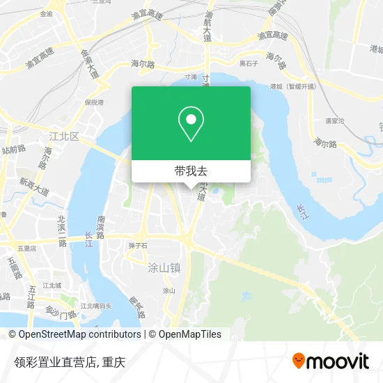 领彩置业直营店地图