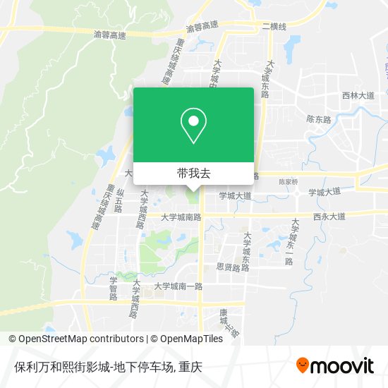 保利万和熙街影城-地下停车场地图