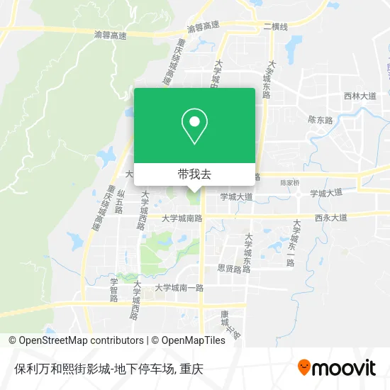 保利万和熙街影城-地下停车场地图