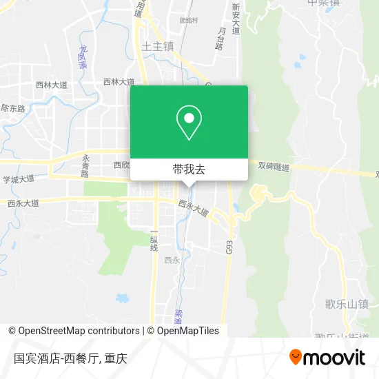 国宾酒店-西餐厅地图