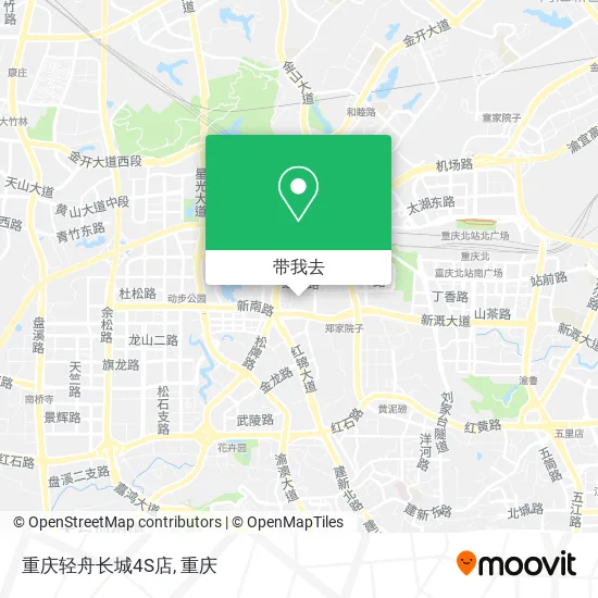 重庆轻舟长城4S店地图