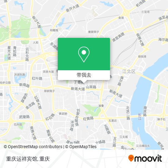 重庆运祥宾馆地图