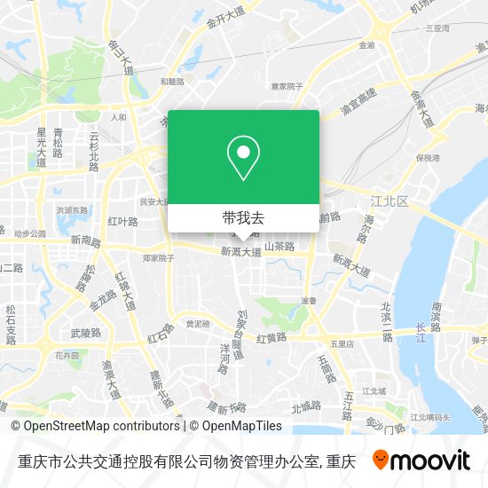 重庆市公共交通控股有限公司物资管理办公室地图