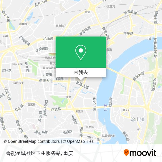 鲁能星城社区卫生服务站地图
