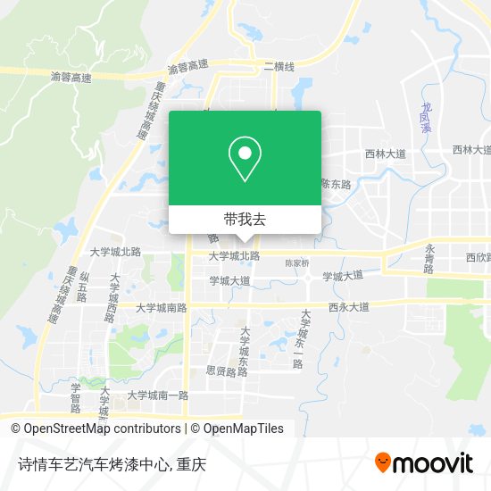 诗情车艺汽车烤漆中心地图