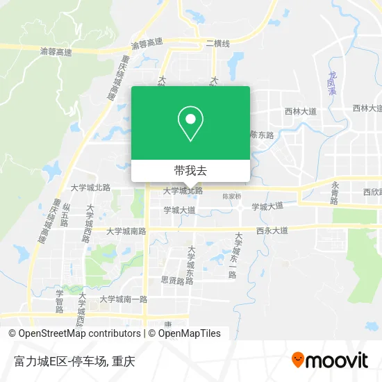 富力城E区-停车场地图