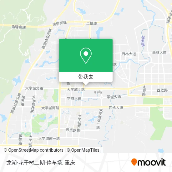 龙湖·花千树二期-停车场地图