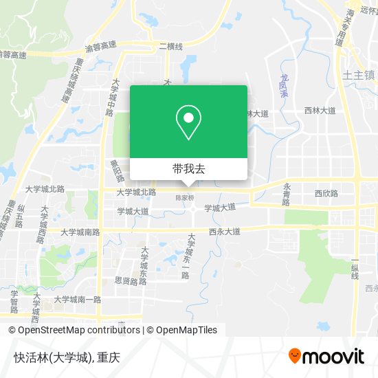 快活林(大学城)地图