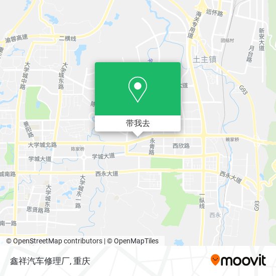 鑫祥汽车修理厂地图