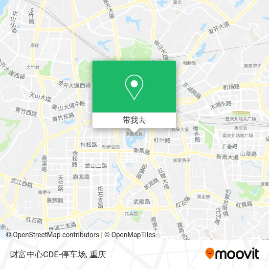 财富中心CDE-停车场地图